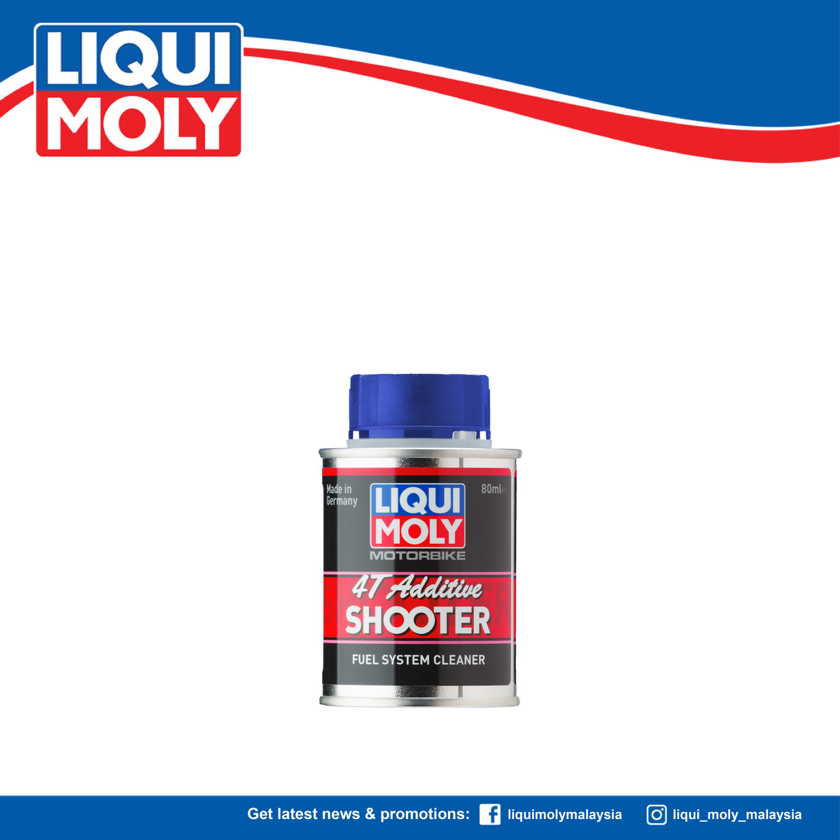 8x Liqui Moly 3824 Motorbike 4T Shooter - 80ml Motorcycle Petrol Additive Cleaner & Protection