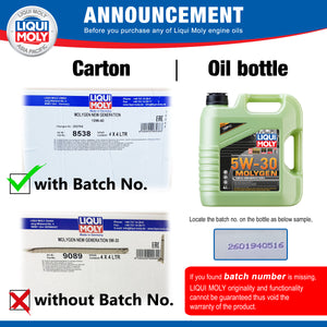 How to check if my Engine Oil is authentic from Liqui Moly?