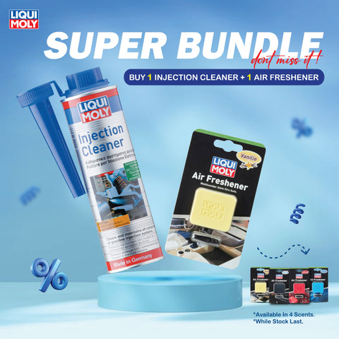 [SUPER BUNDLE] LIQUI MOLY INJECTION CLEANER 300ml (1803) + AIR FRESHERNER