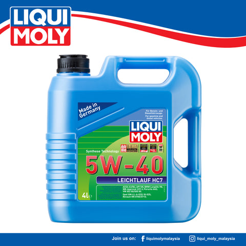 LIQUI MOLY LEICHTLAUF HC7 5W-40 (4 LITER) -1382