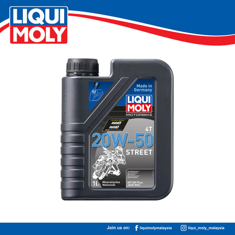 LIQUI MOLY MOTORBIKE 4T 20W-50 STREET (1 liter)- 1500