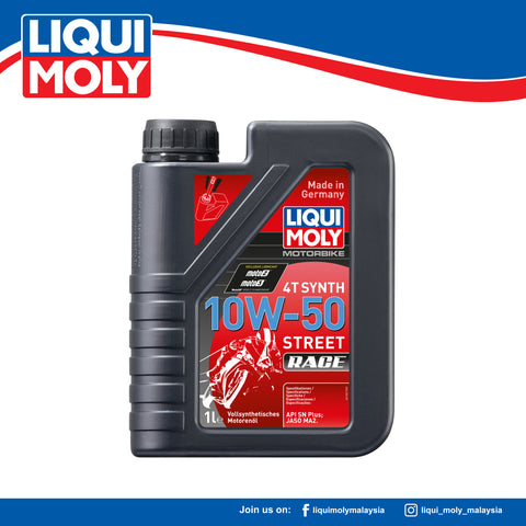 LIQUI MOLY MOTORBIKE 4T SYNTH 10W-50 STREET RACE(1 LITER)-1502