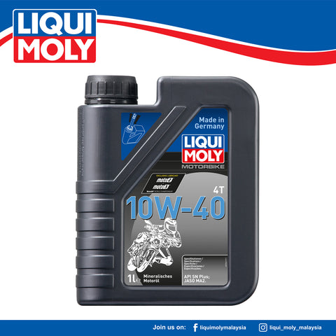 LIQUI MOLY MOTORBIKE  4T SAE 10W-40 (1 LITER) - 3044