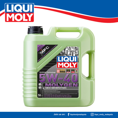 LIQUI MOLY MOLYGEN NEW GENERATION 5W-40 (5 LITER)- 8536