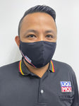 LIQUI MOLY 3 LAYERS REUSABLE FACE MASK 100% FINE MICROFIBER ADJUSTABLE EAR LOOP