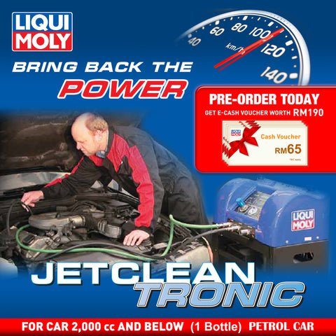 Liqui Moly JetClean Tronic Service (Petrol Car 2,000 cc and Below) Deep Carbon Cleaning Solution