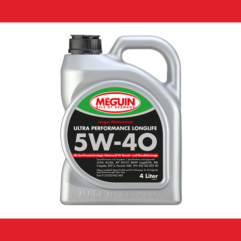 MEGUIN Ultra Performance Longlife SAE 5W-40 (4LITER)-6486