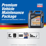 Premium Vehicle Service Package LIQUI MOLY LEICHTLAUF PERFORMANCE 10W-40 (4 Liter)