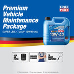 Premium Vehicle Service Package LIQUI MOLY Super Leichtlauf 10W-40 (4 Liter)